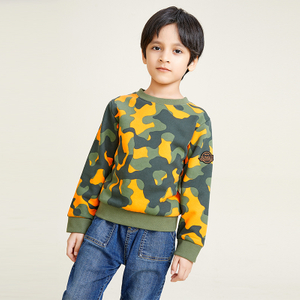 Crew Neck Knitted Boys' Design Simple Multicolor Custom Pullover